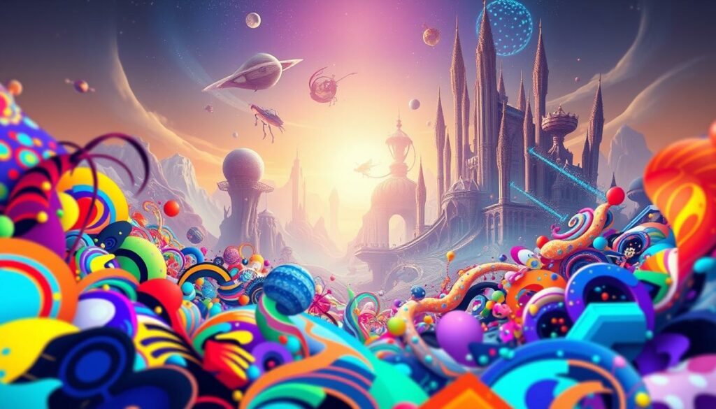 AI-generated digital art