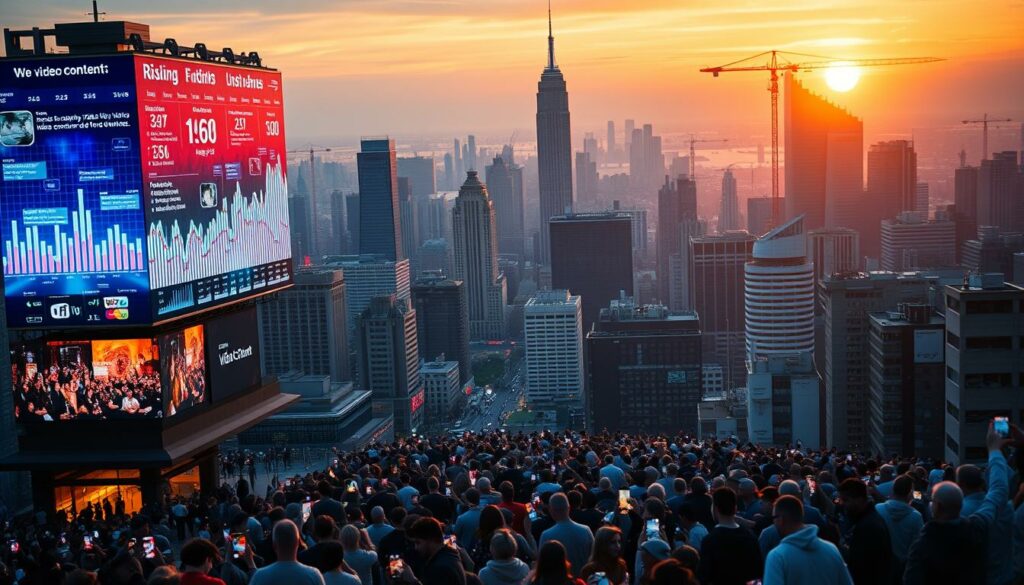 AI-generated video content demand